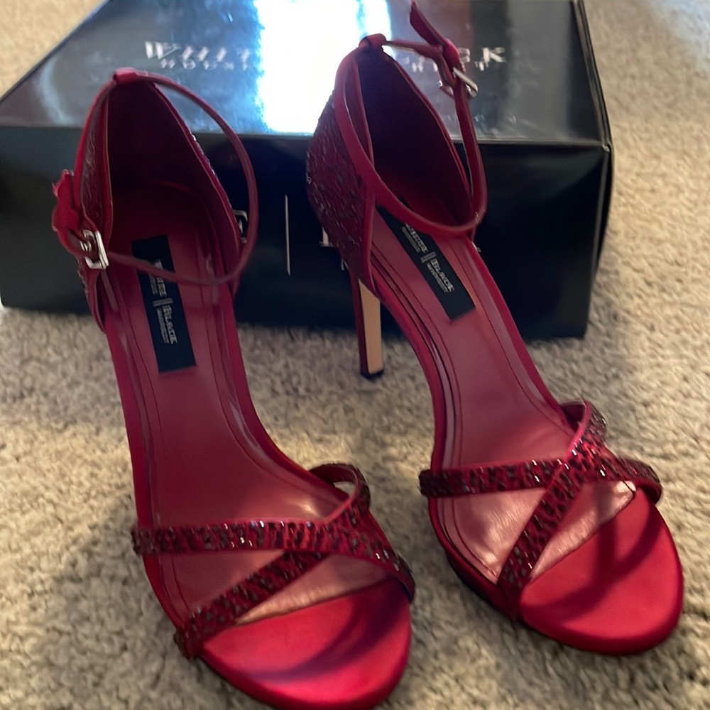 White House Black Market jeweled heels.  Size 6.5